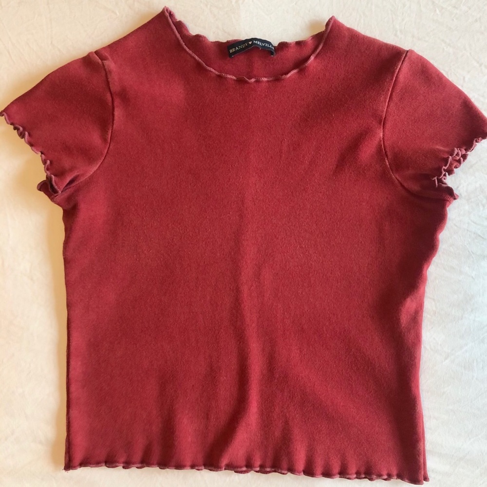 brandy melville red top